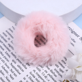 Wholesale Autumn Winter New Style Hair Elastic Band Hair Tie Custom Luxury Fur Cute Scrunchies